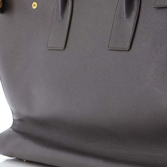 Saint Laurent Sac de Jour Bag Leather Large Gray - Picture 10 of 11